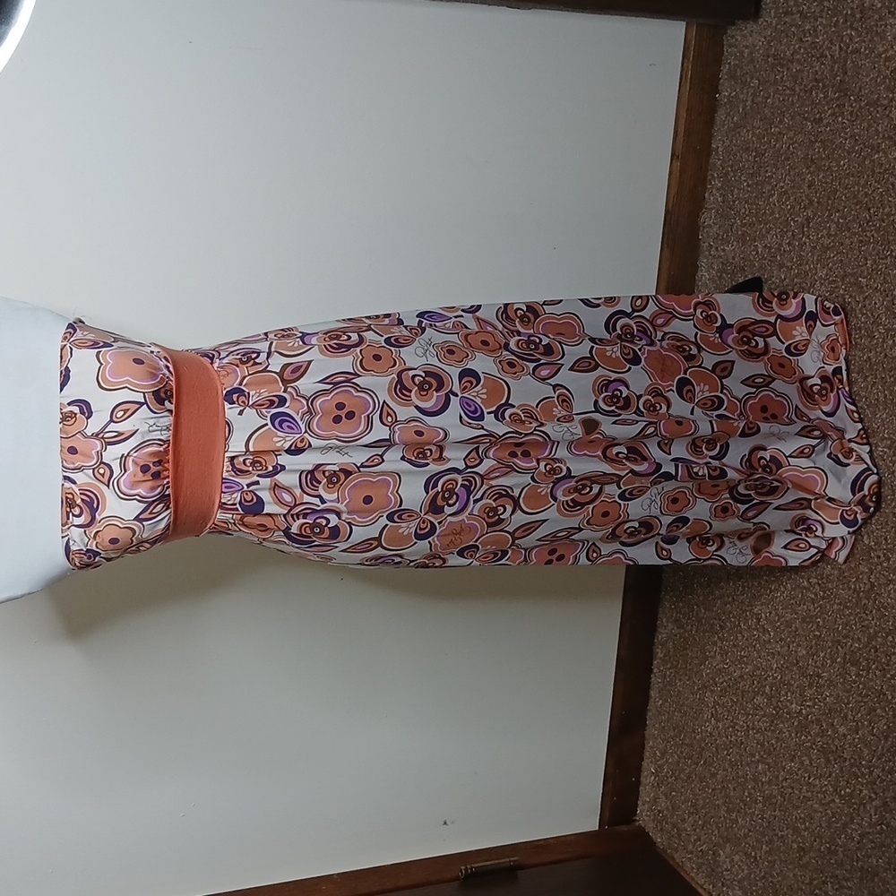 Baby Phat floral sleeveless maxi dress size XS